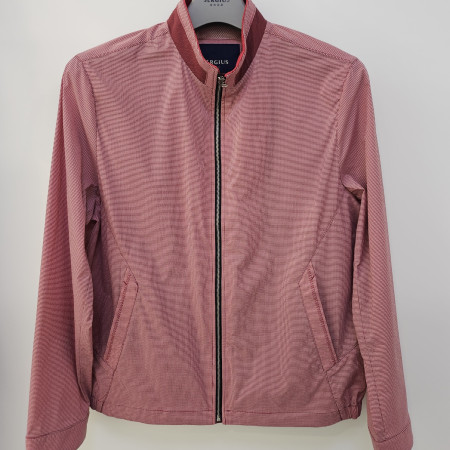 [행복한백화점][세르지오]핑크 체크 여름 점퍼  sjpssmd2127