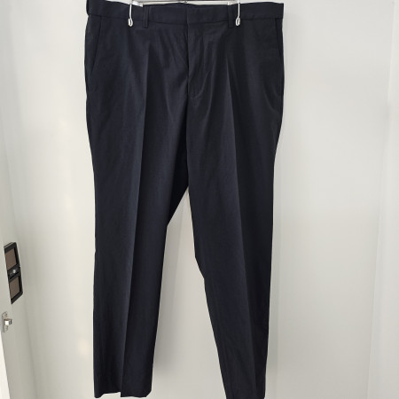 [행복한백화점][세르지오]나이론 뱀브 네이비 밴딩 슬랙스 바지 sptcemf3903a