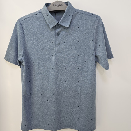 [행복한백화점][세르지오]그린 영운 무늬 반팔 티셔츠STSDKMD2892