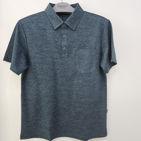 [행복한백화점][세르지오]엠보 카라 반팔 티셔츠 STSVB2D63012