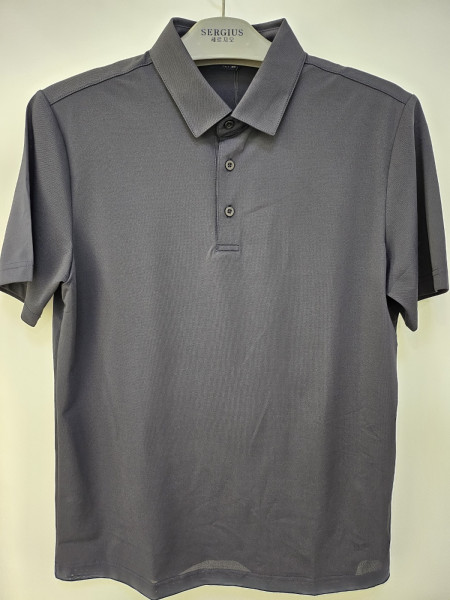 [행복한백화점][세르지오]폴리 100 프로   블랙 스판 반팔 티셔츠 stsdkmd2864