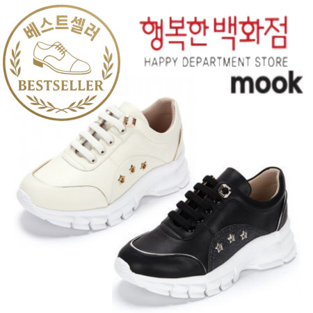 [행복한백화점][무크]mook 여성 로우탑 스니커즈 블랙 516HB422309AA