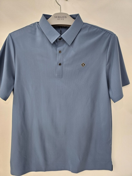 [행복한백화점][세르지오]n/pu  나일론 스판 브루 반팔 티셔츠 stsvb1d53003