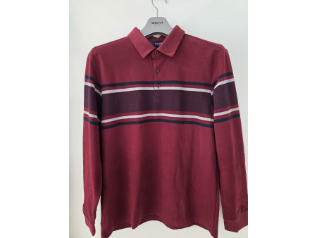 [행복한백화점][세르지오] 와인 단가라 긴팔 티셔츠  stsdkme3770a