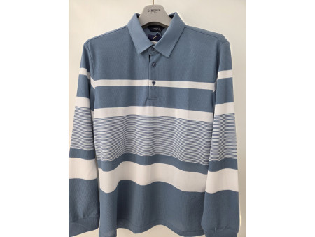 [행복한백화점][세르지오]면폴리 블루 긴팔 티셔츠  stsdkm3c5597a