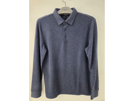 [행복한백화점][세르지오]폴리 스판 블루 기모 티셔츠 stsdk3d8480a