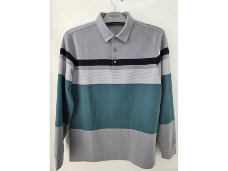 [행복한백화점][세르지오]가로무늬 그레이 티셔츠  stsdk3d8482a