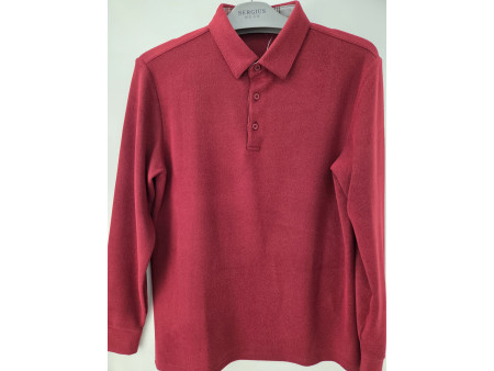 [행복한백화점][세르지오] 폴리 스판 와인 치셔츠  stsdk3d8496a