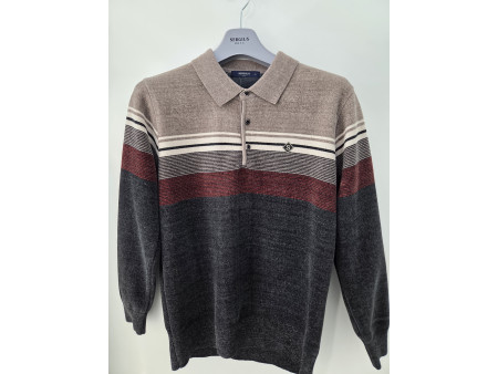 [행복한백화점][세르지오] 마이단 샤시 베이지  카라기모 티셔츠 stsvb1d8572