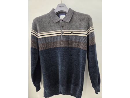 [행복한백화점][세르지오]마이단 그레이  카라 기모 니트티셔츠  stsvb1d8572 g