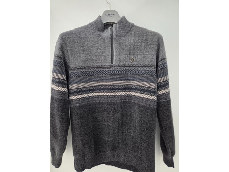 [행복한백화점][세르지오]짚업 차이나   그레이 기모 티셔츠  stsvb1d8574g