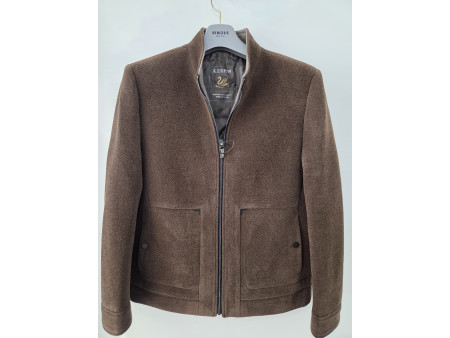 [행복한백화점][세르지오]기모 안감 다운 브라운 점퍼   sjpdw1d8584 