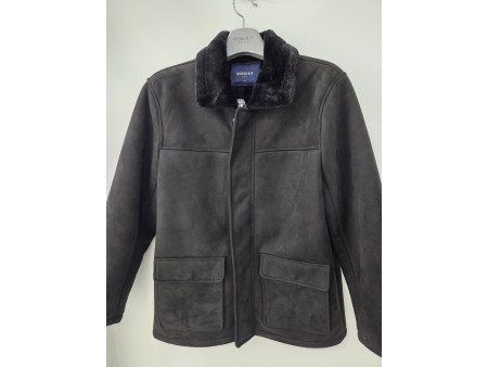 [행복한백화점][세르지오] 인조블랙 무스탕 shcur1d8506 