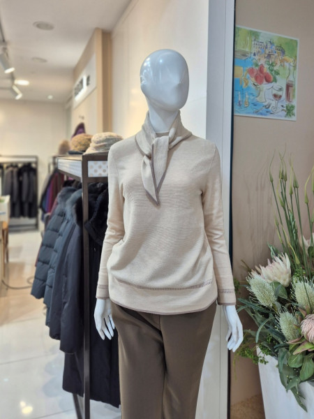 [행복한백화점][리본]여성 티셔츠 부착 티셔츠 RD8-BL340