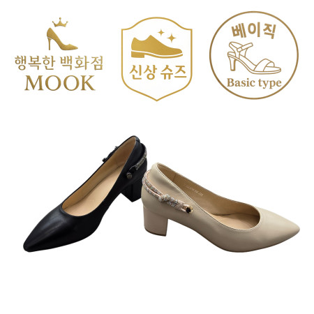 [행복한백화점][무크]mook 여성크리스탈 양가죽 투웨이 펌프스 516HB522151