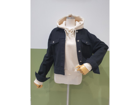 [행복한백화점][밀스튜디오]숏재킷카라셔츠