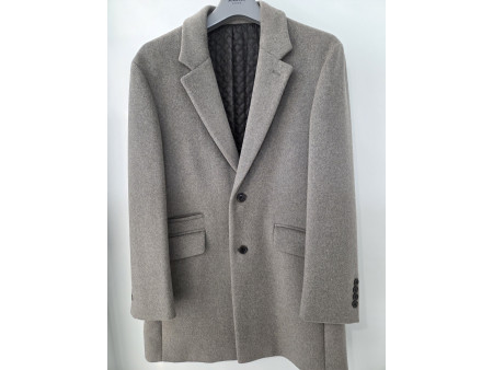 [행복한백화점][세르지오]베이지  모혼방  누빔 코트  SCTURMH4294