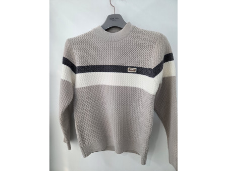 [행복한백화점][세르지오]C/P 베이지 줄무늬  SNTUR1D8303B