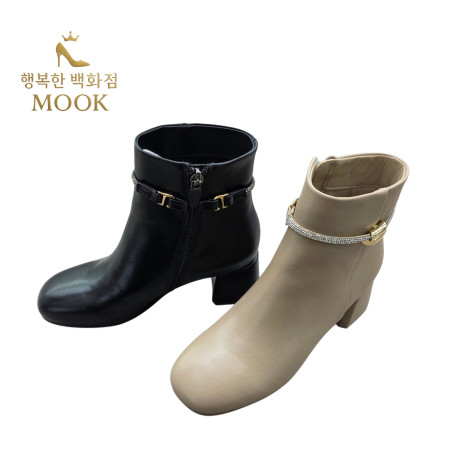 [행복한백화점][무크]mook 여성 캐쥬얼 스트랩 앵클부츠 516HB522674