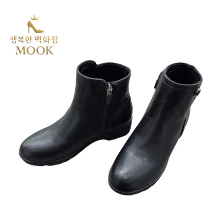 [행복한백화점][무크]mook 여성 캐쥬얼 베이직 경량 앵클부츠 블랙 516HB522662