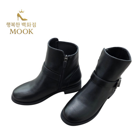[행복한백화점][무크]mook 여성 캐쥬얼 버클 앵클부츠 블랙 516HB522664AA