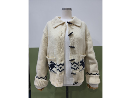 [행복한백화점][밀스튜디오]핸드 떡볶이 가디건 아이보리