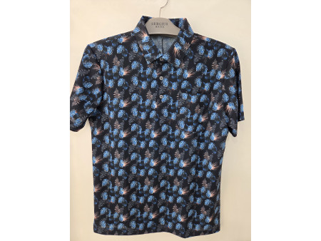 [행복한백화점][세르지오]네이비 프린트 티셔츠 stsvb3c 6578 