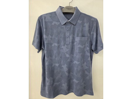 [행복한백화점][세르지오]  폴리 그레이 스판 반팔 티셔츠 stsvb3c 6584