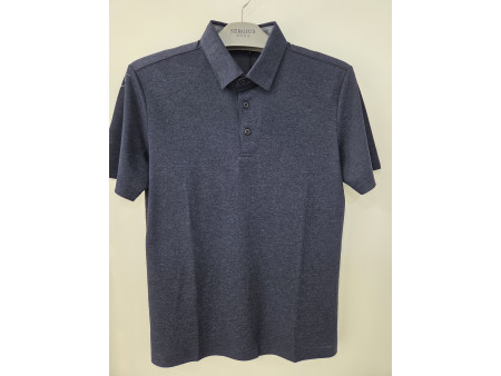 [행복한백화점][세르지오]린넨 폴리 네이비 반팔 티셔츠 STSDK3C 6508