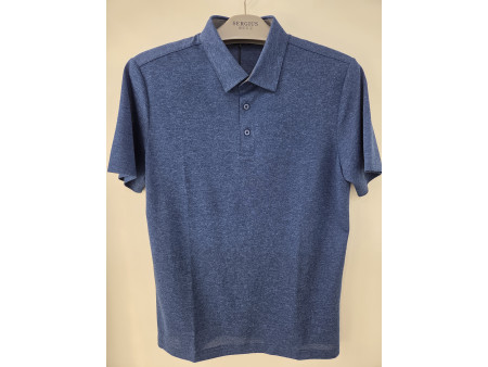 [행복한백화점][세르지오]린넨 폴리 블루 반팔 티셔츠 STSDK3C 6512