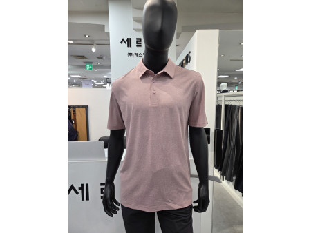 [행복한백화점][세르지오]폴리 스판  핑크 반팔 티셔츠 stsdk3c 6505