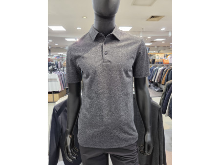 [행복한백화점][세르지오]면, 폴리 , 레이온  그레이 반팔 티셔츠 stsdk3c 6510