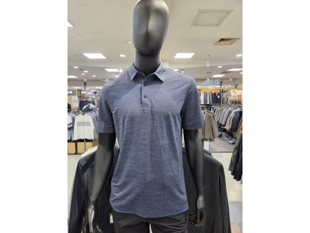 [행복한백화점][세르지오]폴리 스판 d/ blue  반팔 티셔츠 stsdk3c 6530