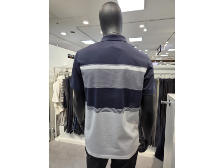 [행복한백화점][세르지오]면 폴리 네이비 반팔 티셔츠 stsdk3c 6531