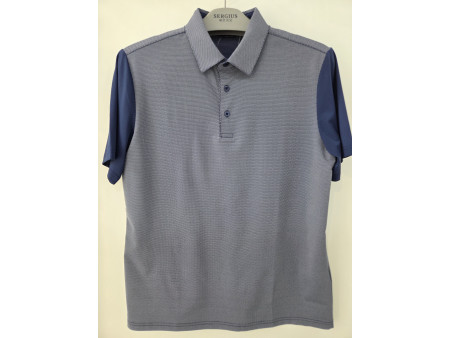 [행복한백화점][세르지오]폴리 스판 네이비 반팔 티셔츠 stsdk3c  6542