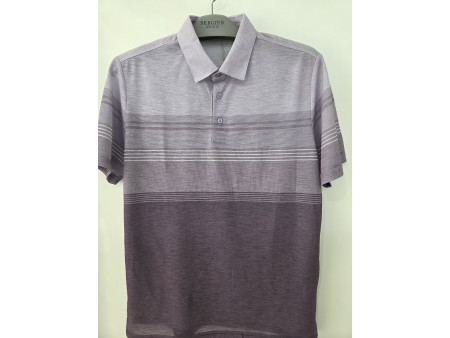 [행복한백화점][세르지오]폴리 100  퍼플 반팔 티셔츠 stsdk3c 6566