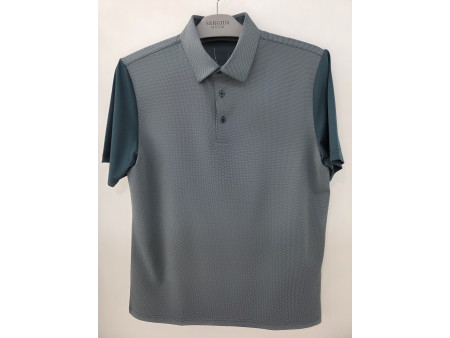 [행복한백화점][세르지오]폴리 스판 그린 반팔 티셔츠 stsdk3c 6543