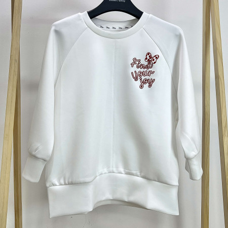 [행복한백화점][디즈니골프]7부소매 캐릭터 라운드넥 티셔츠 화이트 여성 DO1LTR012