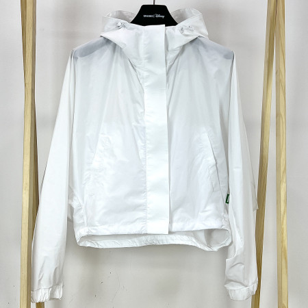 [행복한백화점][디즈니골프]래글런소매 후드 집업 숏기장 점퍼 화이트 여성 DO1LJPR01