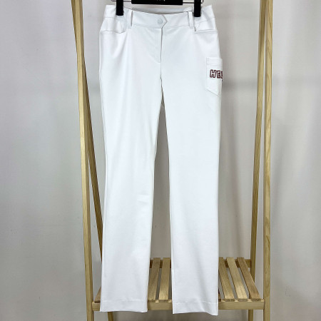 [행복한백화점][디즈니골프]옆포켓 포인트 일자핏 팬츠 화이트 여성 바지 DO1LPA003