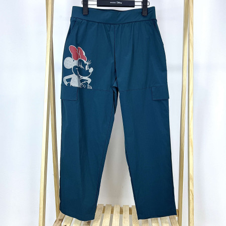 [행복한백화점][디즈니골프]미니 캐릭터 포인트 트레이닝 밴딩 팬츠 다크그린 여성 바지 DO1LTP002
