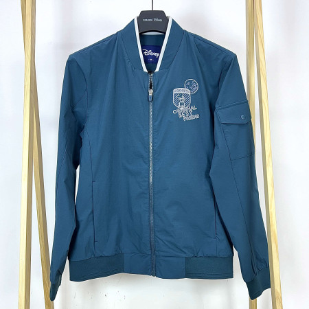 [행복한백화점][디즈니골프]암포켓 헨리넥 시보리 집업 점퍼 다크그린 남성 DO1MJP001