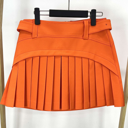 [행복한백화점][파사디]요크변형 주름 플리츠 큐롯 스커트 오렌지 여성 치마 P24SSK535X
