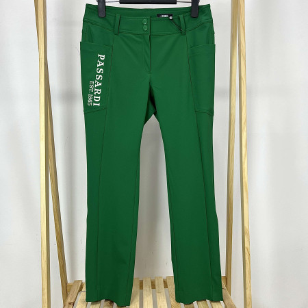 [행복한백화점][파사디]간절기 와끼 지퍼 일자핏 팬츠 그린 여성 바지 P24SSL501M
