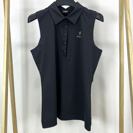 [행복한백화점][파사디]뒷 V 후라시 Y에리 민소매 티셔츠 차콜 여성 P24MTL189X