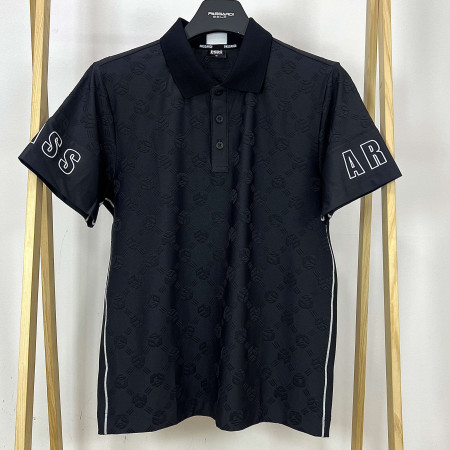 [행복한백화점][파사디]시즌 패턴 트렌스퍼 요꼬 티셔츠 블랙 남성 Q24MTT080M