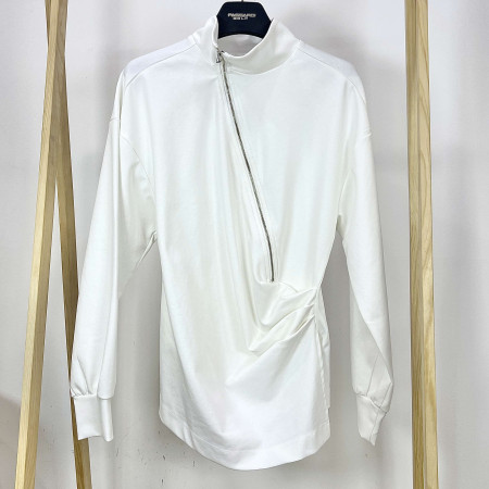 [행복한백화점][파사디]사선지퍼 폴로 티셔츠 아이보리 여성 P24STP103M