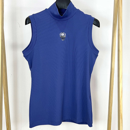 [행복한백화점][파사디]뒷판트임 반목 골지 민소매 티셔츠 터키블루 여성 P24MTL179X