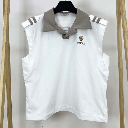 [행복한백화점][파사디]어깨 비죠포인트 제에리 민소매 나시 화이트 여성 P24MTL180X