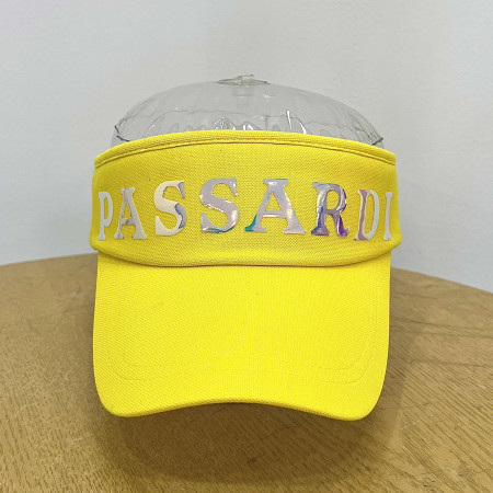 [행복한백화점][파사디]캐주얼 로고 와펜 선바이저 옐로우 여성 모자 PTMAH957M